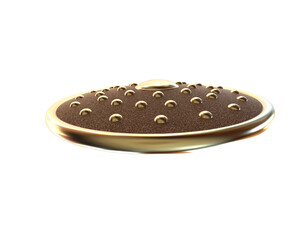 Shield isolated on background. 3d rendering - illustration