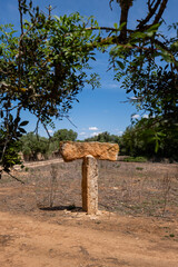 Can Garra Seca, Megalithic elements, «Camí de sa Torre», municipality of Llucmajor, Mallorca,...