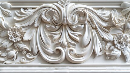 Detailed view of decorative design on a wall, perfect for interior design projects