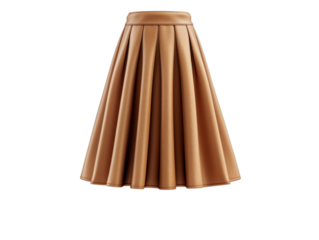 Skirt  on isolated on transparent png background. Generative ai	
