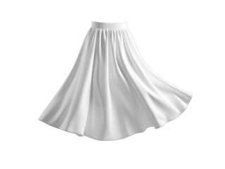 Skirt  on isolated on transparent png background. Generative ai	
