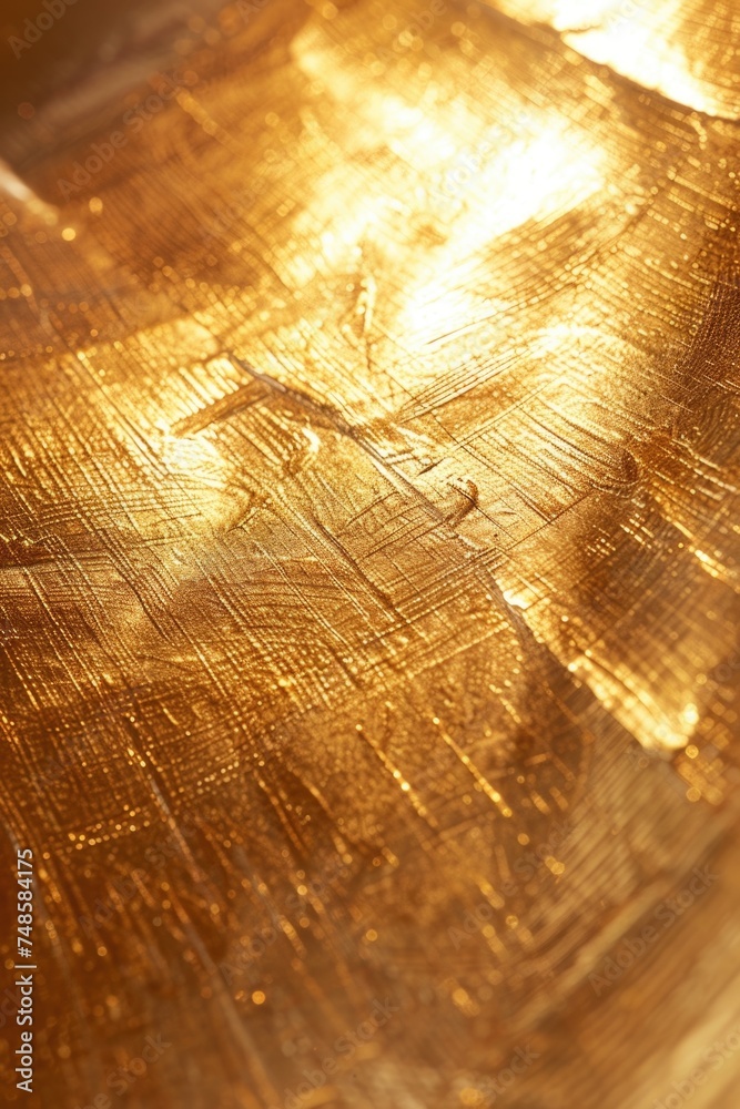 Poster close up of a shiny surface on a table. ideal for product photography or interior design concepts
