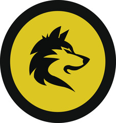 wolf logo design, wolf mascot logo, Tribal Wolf Tattoo,wolf head illustration vector drawing, Brave wolf head mascot Logo design. Vector Template Illustration Design. Mascot Brave wolfy Logo design