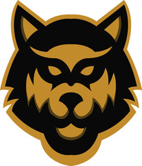 wolf logo design, wolf mascot logo, Tribal Wolf Tattoo,wolf head illustration vector drawing, Brave wolf head mascot Logo design. Vector Template Illustration Design. Mascot Brave wolfy Logo design