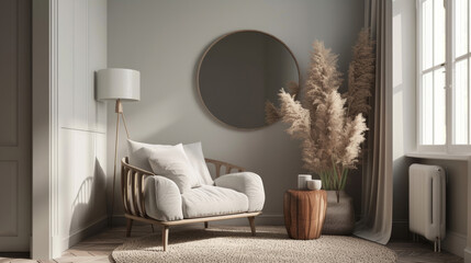 Sunlight, room and serene ambiance for chill vibes, natural light and a calming atmosphere. Soft shadows, streaming sunlight and cozy furnishings create an idyllic space. Perfect for home decor blogs