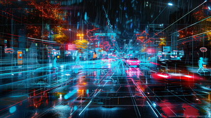 Holographic traffic free zones