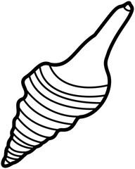 Exotic sheashell doodle beach sand