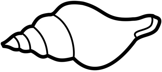 Exotic sheashell doodle beach sand © ika