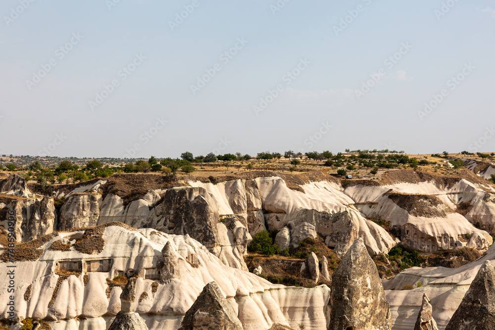 Wall mural Famous rock formations in phallic shape, Cappadocia, Turkey