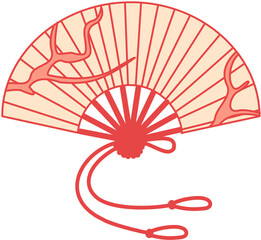 chinese fan, pastel pink, hand fan, traditional air cooling