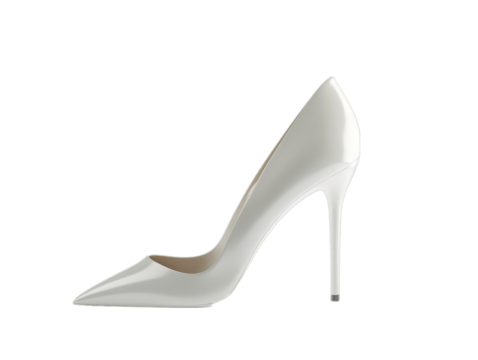 High Heels  on isolated on transparent png background. Generative ai	
