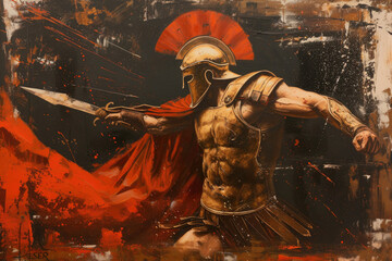 The Valor of a Roman Centurion - 748596371