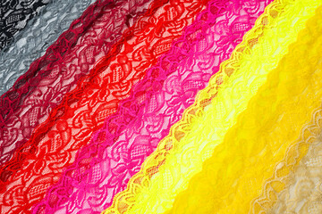 Clothing accessories lace - obrazy, fototapety, plakaty