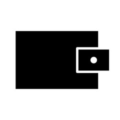 Wallet icon vector. Purse with money illustration sign. Coins symbol. online payment logo.