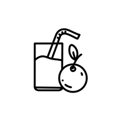 Oranges juice icon