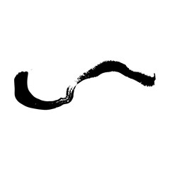 Obraz premium Brush stroke line element, grunge charcoal hand drawn hatches scribble marker art brushes line, chalk texture doodle drawing design illustration 