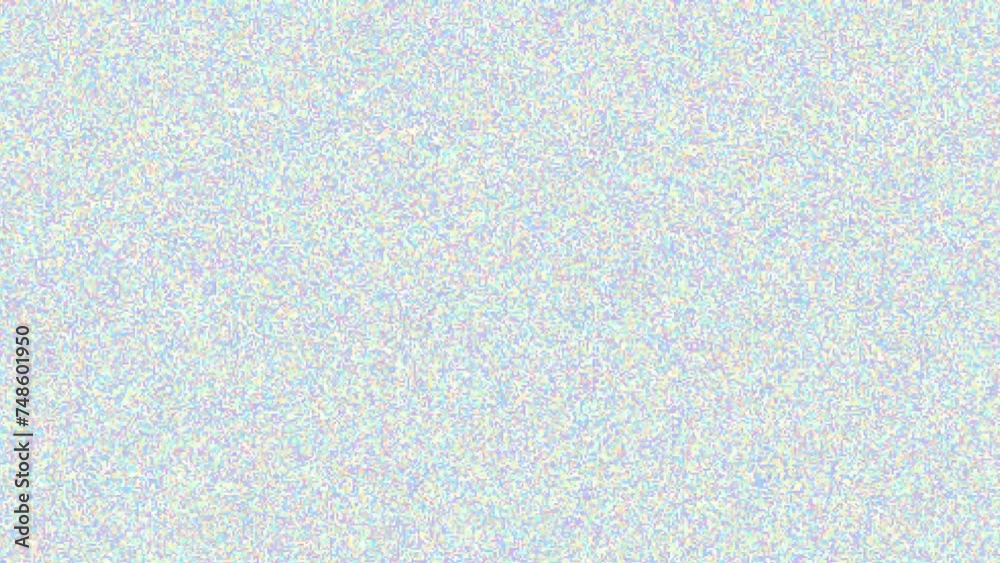 Leinwandbilder old retro tv - static tv black and white noise caused by bad signal reception. loop animation