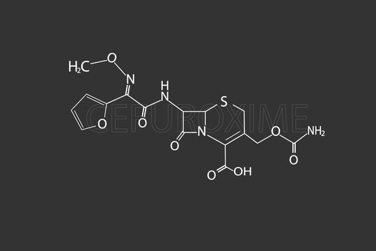 cefuroxime molecular skeletal chemical formula