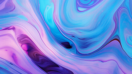  Abstract Art Background Wallpaper, Abstract creative background with handmade oil painted waves in a blue violet blur texture ,Iridescent waves of lavender and teal liquid merging and flowing
