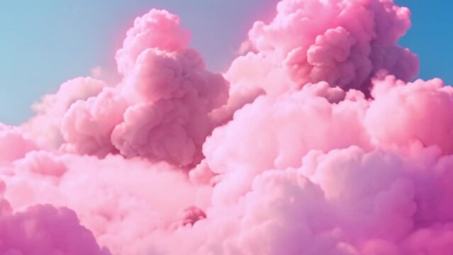 pink cloud in the sky