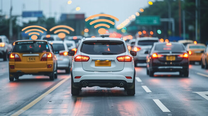 sensors and cloud-based software on the road