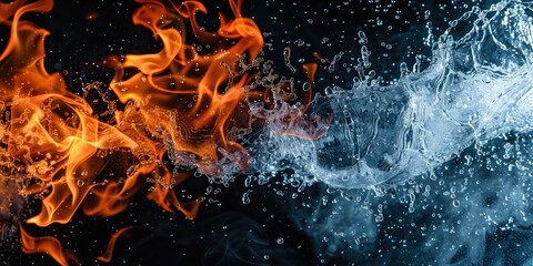 Meeting of fire and water. Immiscible, yet they mix. Generative AI