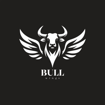 Bull with wings logo
