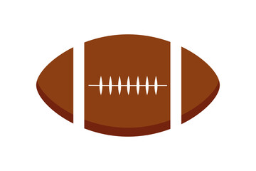 american footbal icon of color style design 