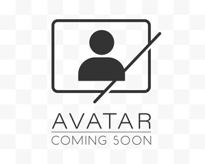 Avatar coming soon. No thumbnail available. No photo symbol.  Default thumbnail available. Photo coming soon. Profile picture. Photo not available icon. Transparent stock illustration.