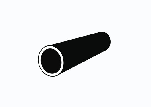 Tube silhouette icon. High quality black outline Logo