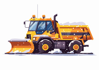 Vector Snow plow Icon