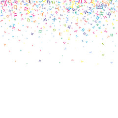 Concept of school background. Colorful childish