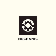 Gear logo icon design template elements for business company