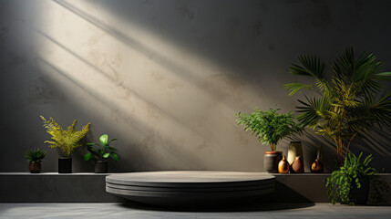 Natural Home Decor: Indoor Plant Wall Art & Flower Design for Garden-Inspired Interior Architecture & Kitchen Table Decoratio, generative AI