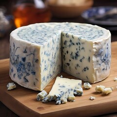 blue cheese on a board
