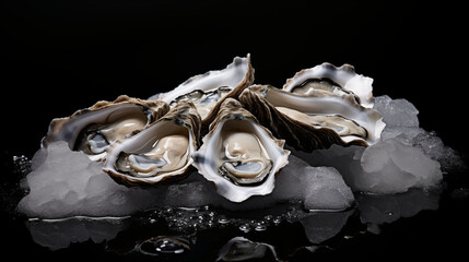 Oysters Ready to Serve. Generative AI.