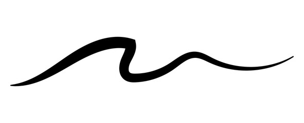 Typographic swash and swooshes tails. Underlined text swoops tails. Underlines hand drawn stroke. Retro swishes and swashes for calligraphy, logos, squiggle, font. transparent stroke brush.