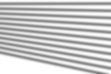 Striped shadow from venetian blind. Shadow overlay effect.