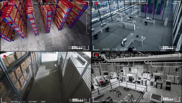 CCTV Camera Surveillance Video