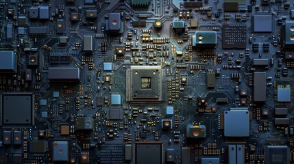  Microchip with Circuit Board, 