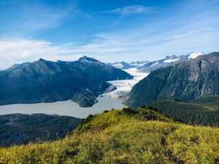 View of Alaskan glacier