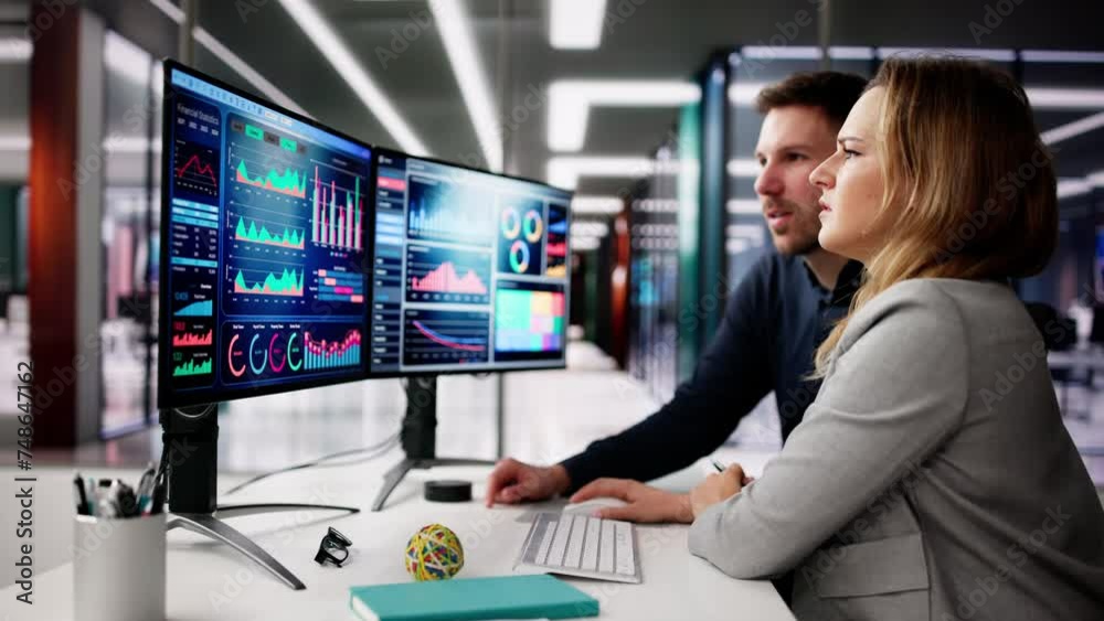Aufkleber Data Analyst Using Data Analytics KPI