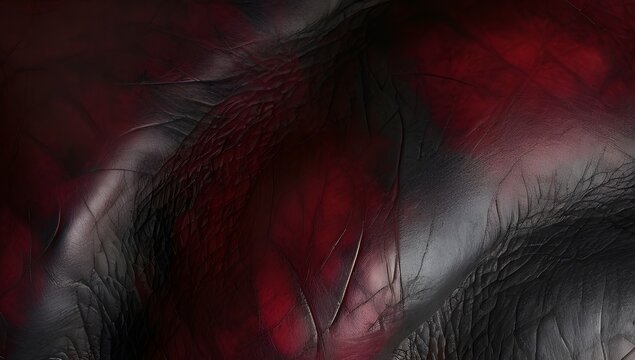 burgundy and black abstract gradient grunge leather texture with bright and glow,  background for web banner, ads, post, presentation concept, template copy space