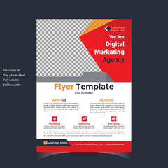 Creative corporate business flyer template,Corporate Business flyer template, Flyer Template Geometric shape used for business poster layout,business flyer template with minimalist layout,Graphic desi