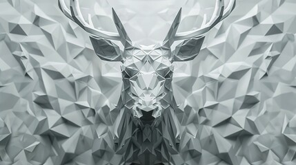 Deer_face_doorway_wallpaper_geometric_composition_ai_generated