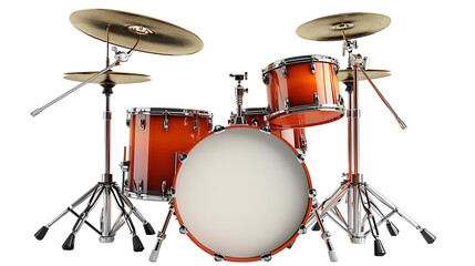 Drums isolated on transparent background - obrazy, fototapety, plakaty