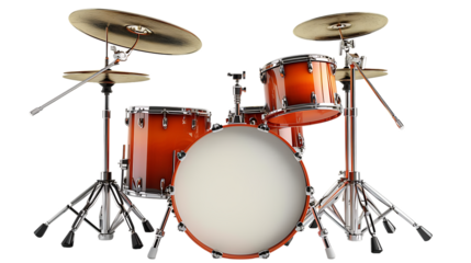 Drums isolated on transparent background
