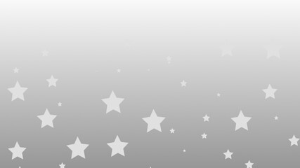 white and grey gradient with white stars scattered throughout