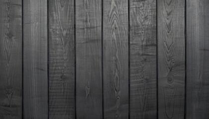 Black wood plank texture. Dark wooden background; the view from the top