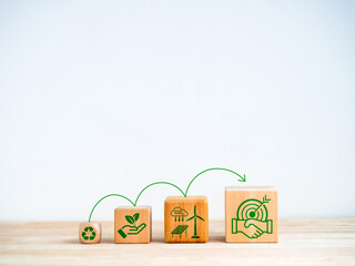 Cooperation green community members sustainability, environmental responsibility, conserve...